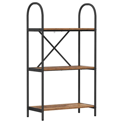 Hyllsystem Gammalt trä 60 x 30 x 109 cm Konstruerat trä