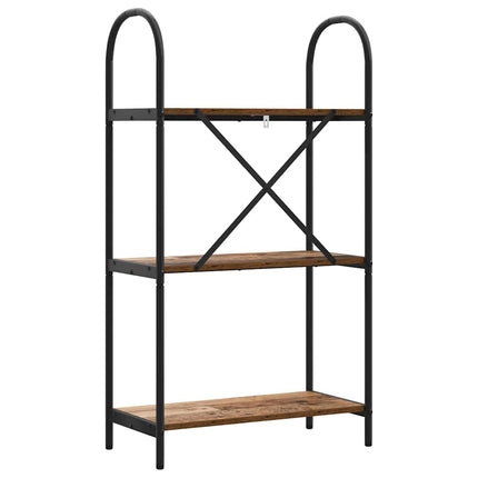 Hyllsystem 3 nivåer 60 x 30 x 109 cm Konstruerat trä