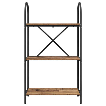 Hyllsystem Gammalt trä 60 x 30 x 109 cm Konstruerat trä