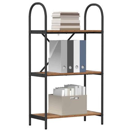 Hyllsystem 3 nivåer 60 x 30 x 109 cm Konstruerat trä