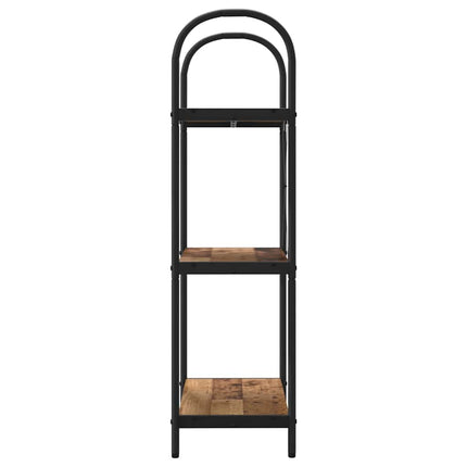Hyllsystem 3 nivåer 60 x 30 x 109 cm Konstruerat trä