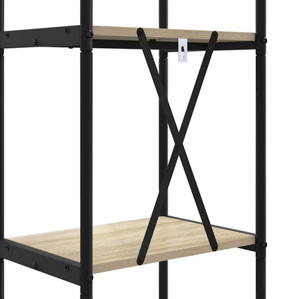 Hyllsystem Sonoma-ek 40 x 30 x 183 cm Konstruerat trä