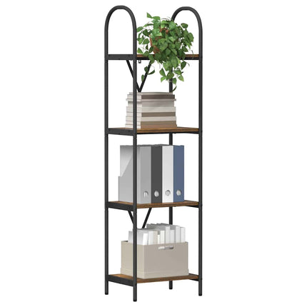 Hyllsystem Rökt ek 40 x 30 x 146 cm Konstruerat trä