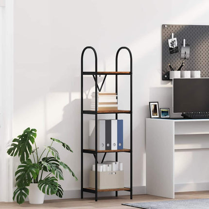 Hyllsystem Gammalt trä 40 x 30 x 146 cm Konstruerat trä