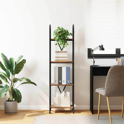 Hyllsystem Gammalt trä 40 x 30 x 146 cm Konstruerat trä