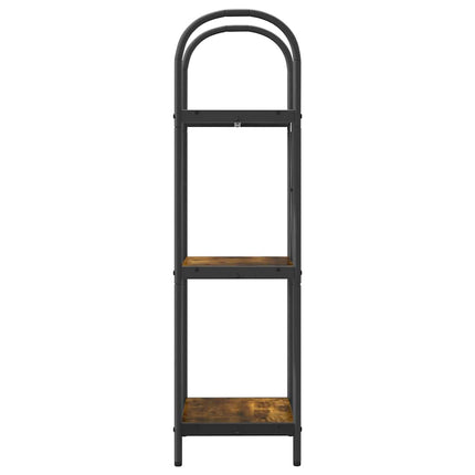 Hyllsystem Rökt ek 40 x 30 x 109 cm Konstruerat trä