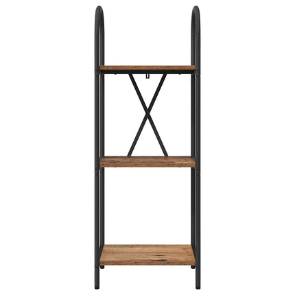 Hyllsystem Gammalt trä 40 x 30 x 109 cm Konstruerat trä