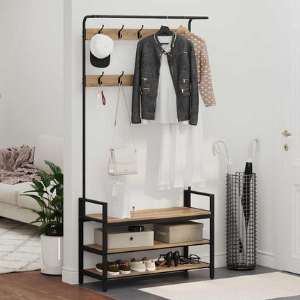 Klädhängare Artisan Ek 95 x 34 x 184 cm Konstruerat trä