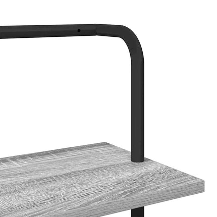 Hyllsystem Grå Sonoma 60 x 24 x 168 cm Konstruerat trä