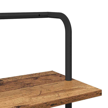 Hyllsystem Gammalt trä 60 x 24 x 168 cm Konstruerat trä