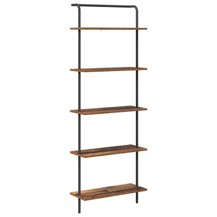 Hyllsystem Gammalt trä 60 x 24 x 168 cm Konstruerat trä