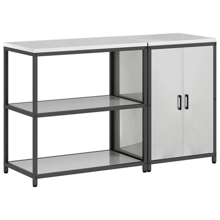 Köksförvaringsset HATTEM 2 pcs Silver Galvaniserat stål