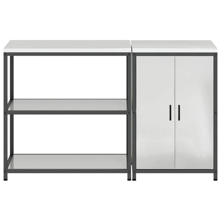 Köksförvaringsset HATTEM 2 pcs Silver Galvaniserat stål