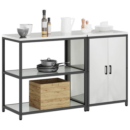 Köksförvaringsset HATTEM 2 pcs Silver Galvaniserat stål
