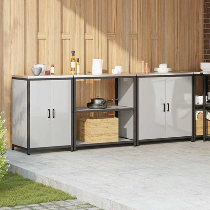 Köksförvaringsset HATTEM 3 pcs Silver Galvaniserat stål