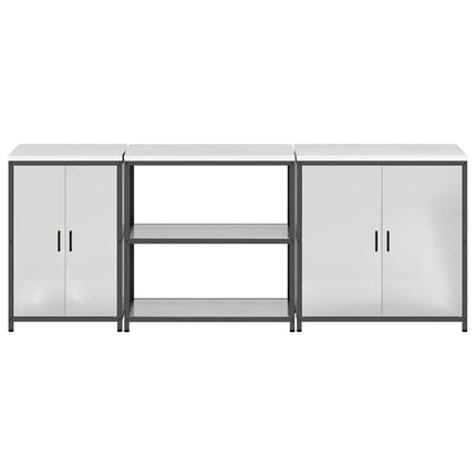 Köksförvaringsset HATTEM 3 pcs Silver Galvaniserat stål