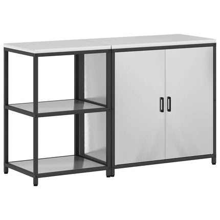Köksförvaringsset HATTEM 2 pcs Silver Rostfritt stål