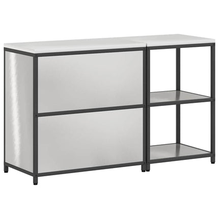 Köksförvaringsset HATTEM 2 pcs Silver Rostfritt stål