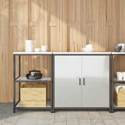 Köksförvaringsset HATTEM 2 pcs Silver Galvaniserat stål