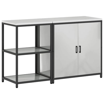 Köksförvaringsset HATTEM 2 pcs Silver Galvaniserat stål