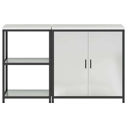 Köksförvaringsset HATTEM 2 pcs Silver Galvaniserat stål
