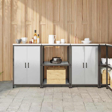 Köksförvaringsset HATTEM 3 pcs Silver Rostfritt stål