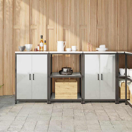 Köksförvaringsset HATTEM 3 pcs Silver Galvaniserat stål