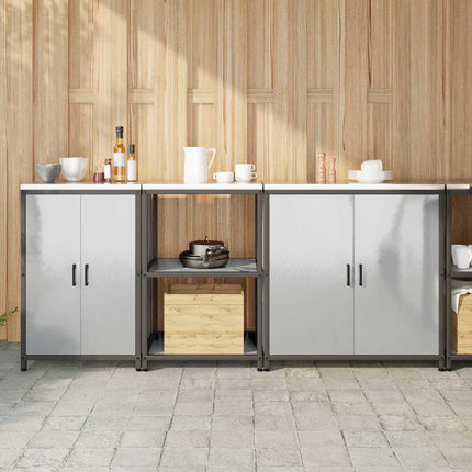 Köksförvaringsset HATTEM 3 pcs Silver Rostfritt stål