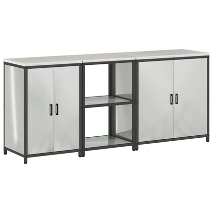Köksförvaringsset HATTEM 3 pcs Silver Galvaniserat stål