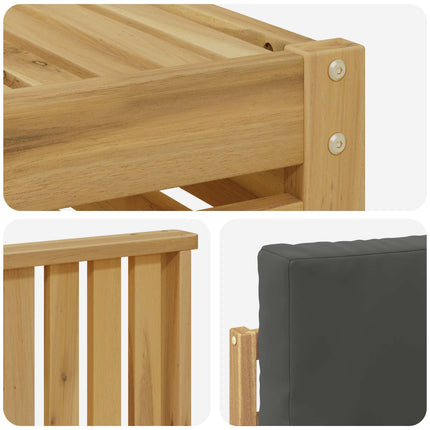 Utomhussoffset 8 pcs Vit och antracit 306 x 187,5 x 73 cm