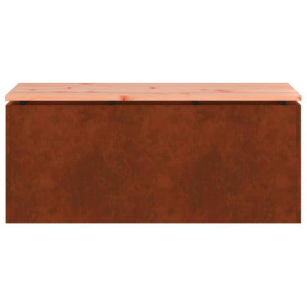 Trädgårdsbänk Rostig 100 x 40 x 43 cm cortenstål