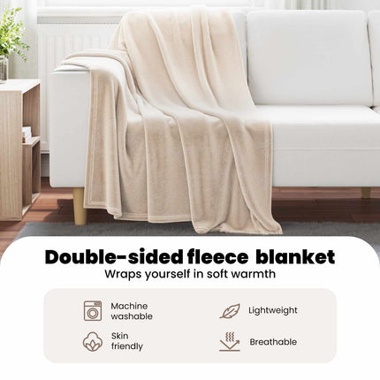 Kastfilt Beige 130 x 150 cm Fleece