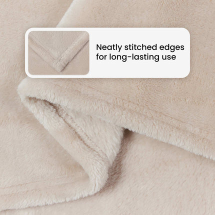 Kastfilt Beige 150 x 200 cm Fleece