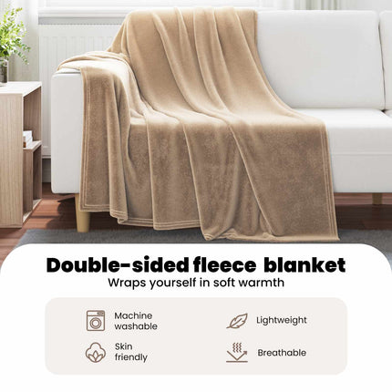 Kastfilt Kamel 150 x 200 cm Fleece