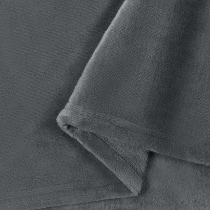 Kastfilt Mörkgrå 150 x 200 cm Fleece