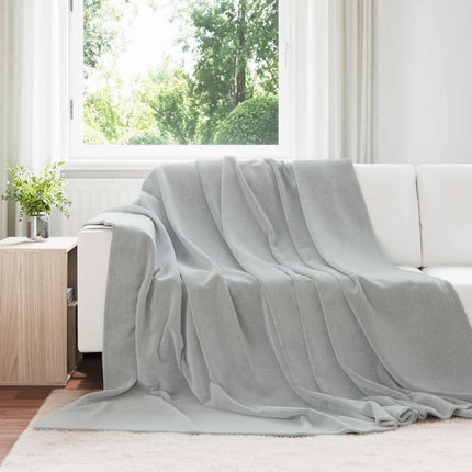 Kastfilt Grå 240 x 270 cm Fleece