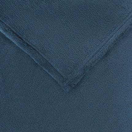 Kastfilt Mörkblå 130 x 150 cm Fleece