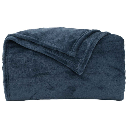Kastfilt Mörkblå 150 x 200 cm Fleece