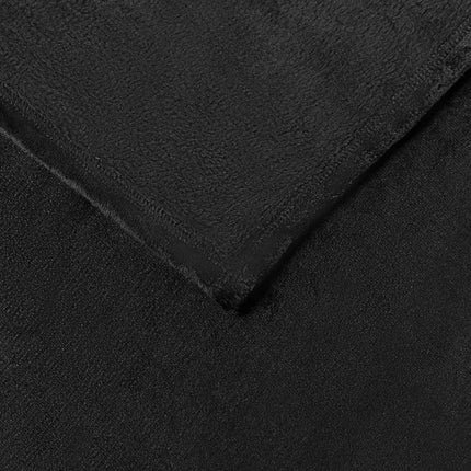 Kastfilt Svart 130 x 150 cm Fleece
