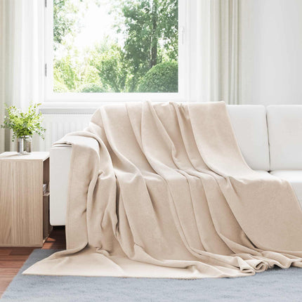 Filtar 6 pcs Beige 220 x 240 cm Fleece