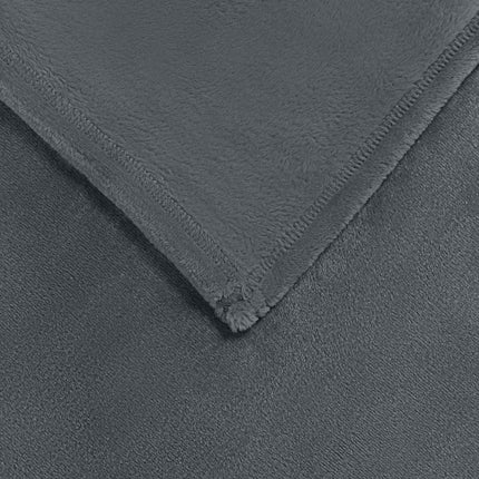 Filtar 6 pcs Mörkgrå 220 x 240 cm Fleece