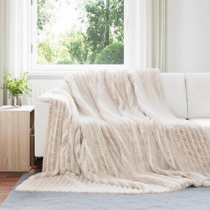 Kastfilt Beige 240 x 220 cm Fleece
