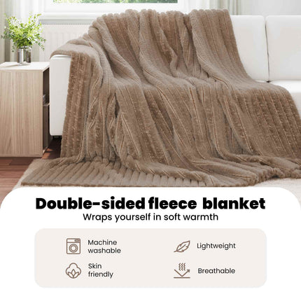 Kastfilt Kamel 240 x 220 cm Fleece