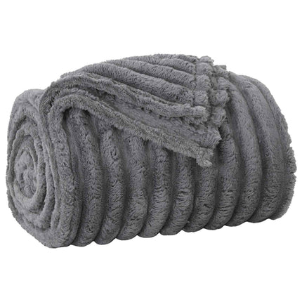 Kastfilt Mörkgrå 150 x 130 cm Fleece
