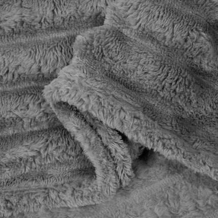 Kastfilt Mörkgrå 270 x 240 cm Fleece