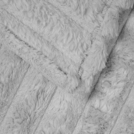 Kastfilt Grå 240 x 220 cm Fleece