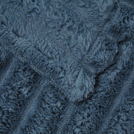 Kastfilt Mörkblå 270 x 240 cm Fleece