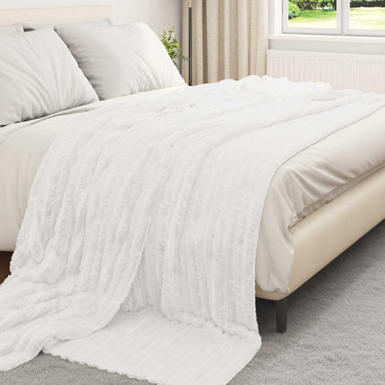 Kastfilt Vit 240 x 220 cm Fleece