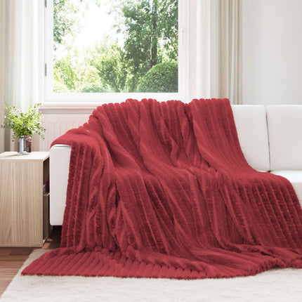 Kastfilt Bordeaux Röd 270 x 240 cm Fleece