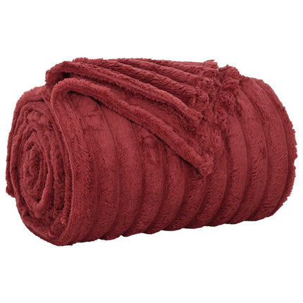 Kastfilt Bordeaux Röd 270 x 240 cm Fleece